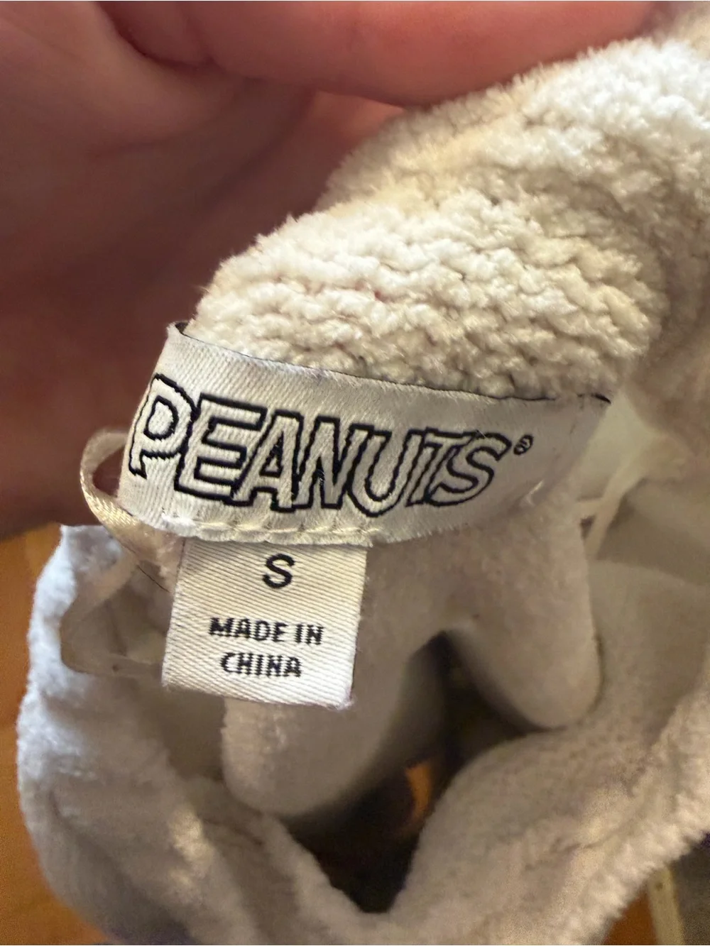 Peanuts Cream Crewneck Sweater with Snoopy Graphic